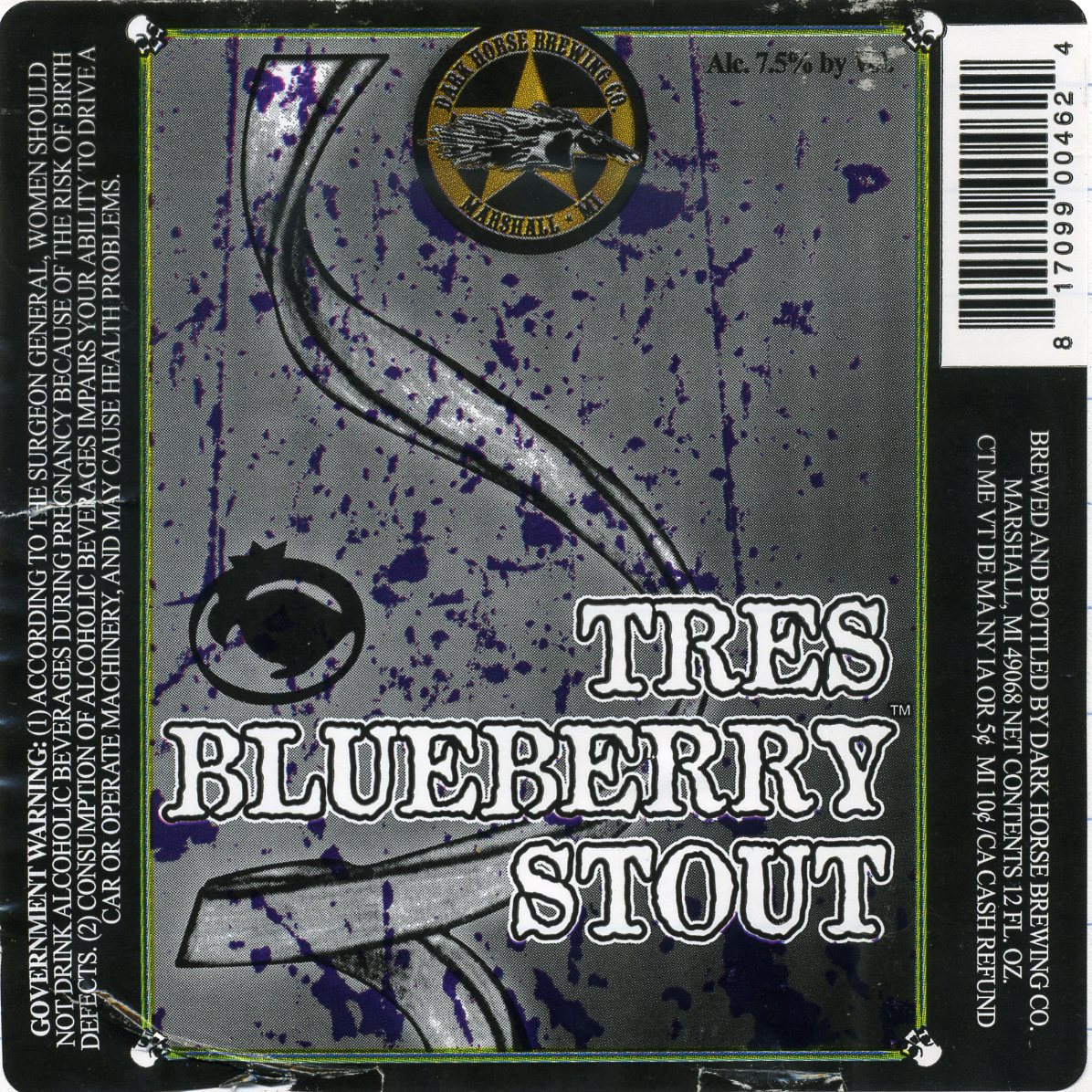 Tres Blueberry Stout 2013